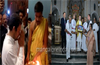 Mangaluru: Rahul Gandhi visits Kudroli Temple and Rosaraio Cathedral
